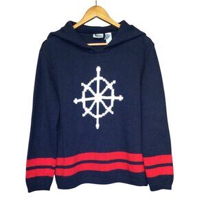 VintageLiz Claiborne Nautical Themed Sweater Size M